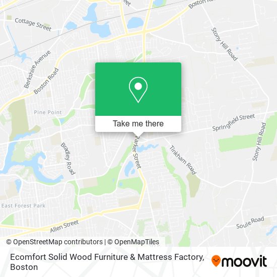 Ecomfort Solid Wood Furniture & Mattress Factory map