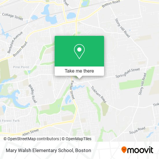 Mary Walsh Elementary School map