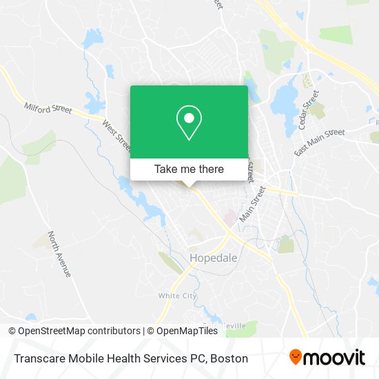 Mapa de Transcare Mobile Health Services PC