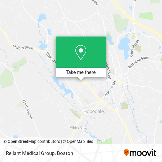 Mapa de Reliant Medical Group