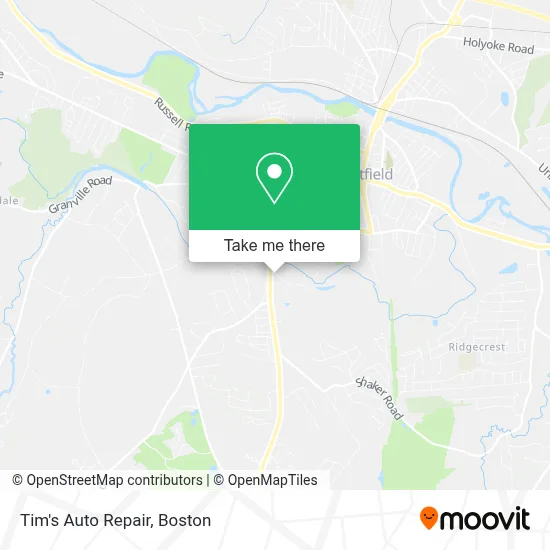 Tim's Auto Repair map