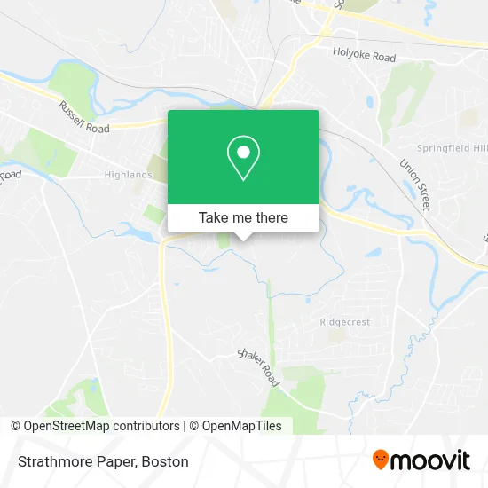 Strathmore Paper map
