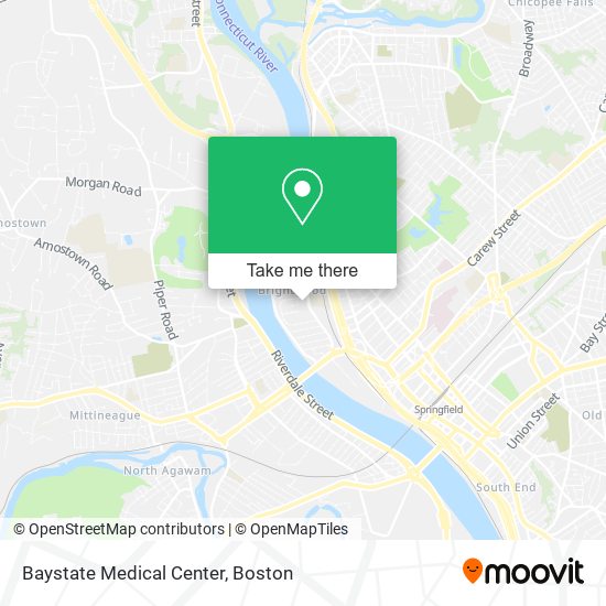 Baystate Medical Center map