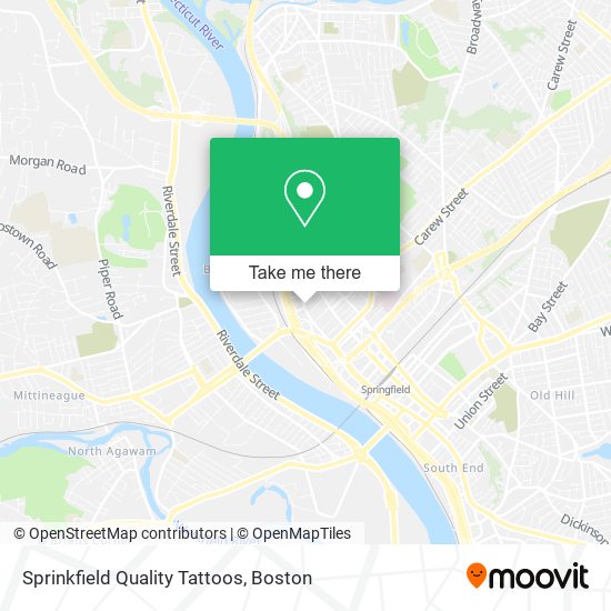 Mapa de Sprinkfield Quality Tattoos