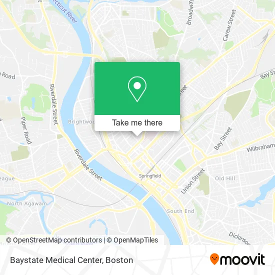 Baystate Medical Center map