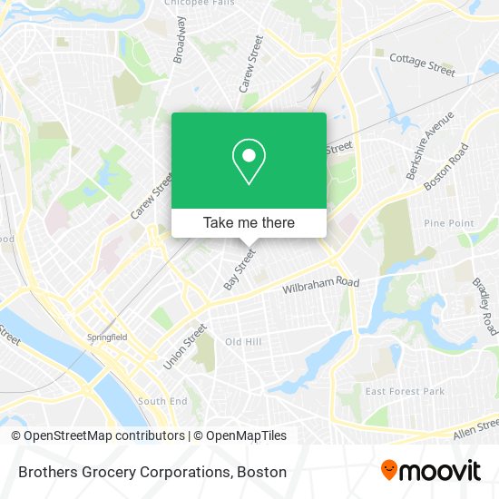 Brothers Grocery Corporations map