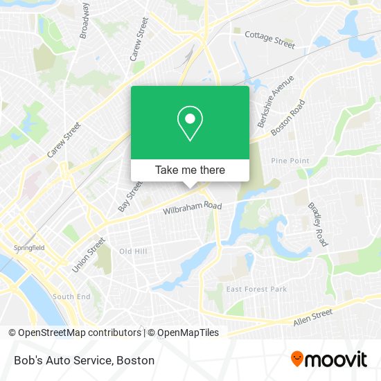 Bob's Auto Service map