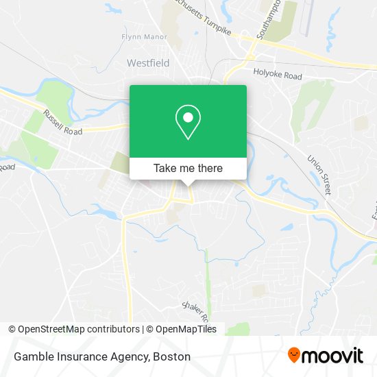 Mapa de Gamble Insurance Agency