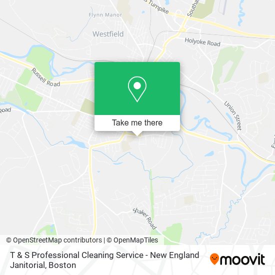 T & S Professional Cleaning Service - New England Janitorial map