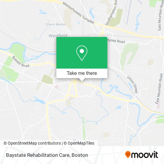 Mapa de Baystate Rehabilitation Care