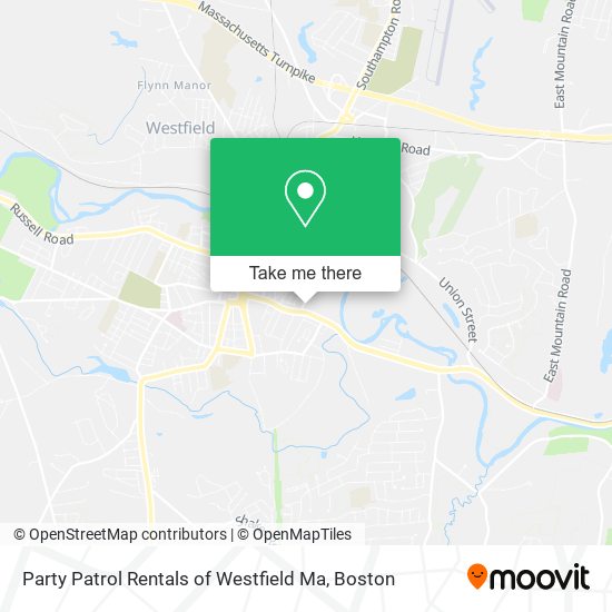 Mapa de Party Patrol Rentals of Westfield Ma