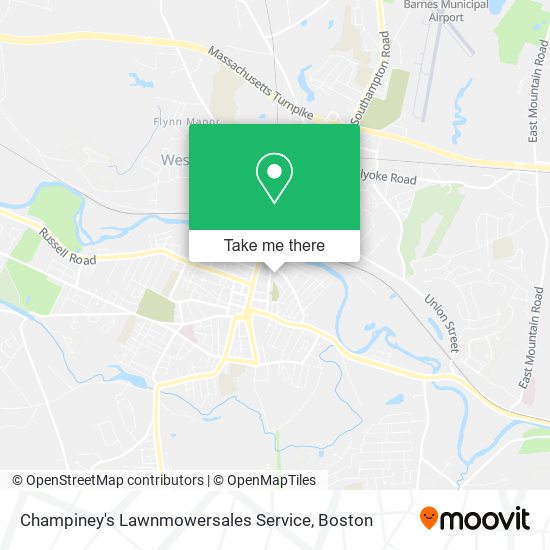 Mapa de Champiney's Lawnmowersales Service