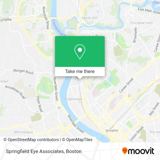 Springfield Eye Associates map