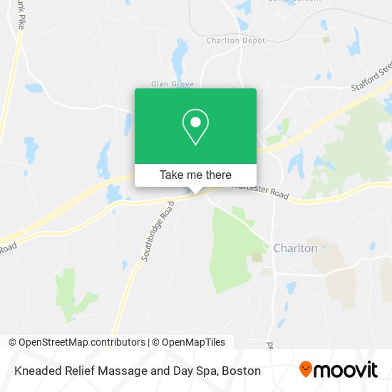 Kneaded Relief Massage and Day Spa map