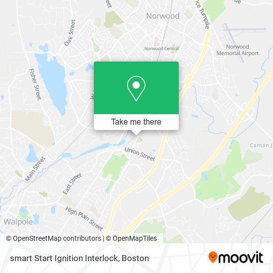 Mapa de smart Start Ignition Interlock