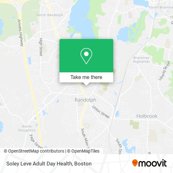 Soley Leve Adult Day Health map