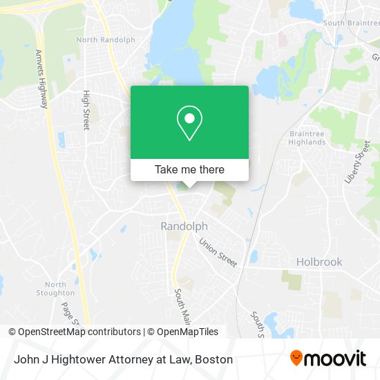 Mapa de John J Hightower Attorney at Law