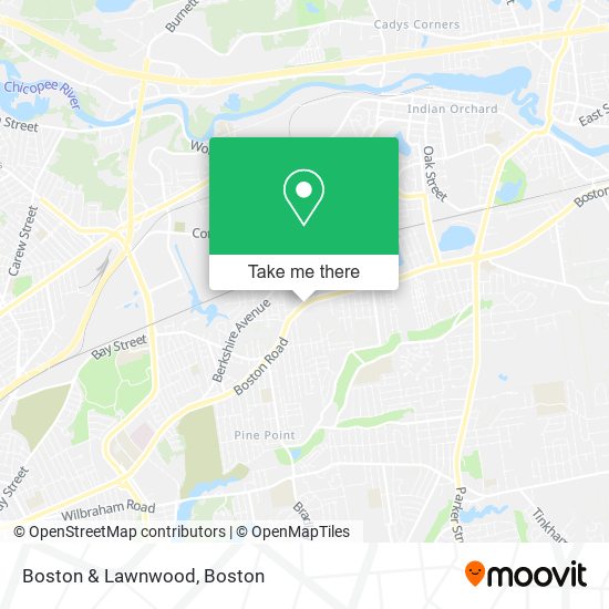 Boston & Lawnwood map