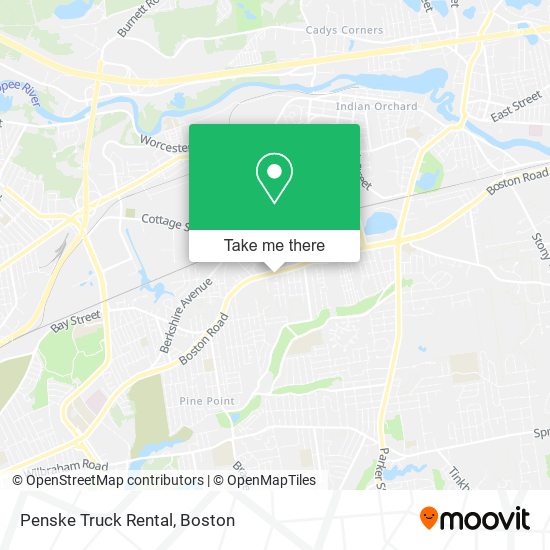 Mapa de Penske Truck Rental