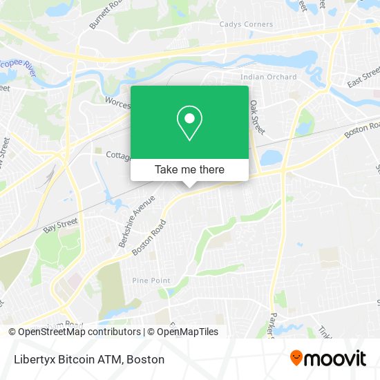 Mapa de Libertyx Bitcoin ATM