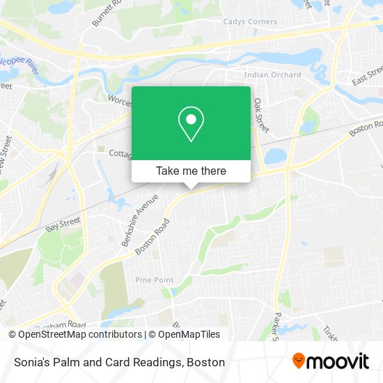 Sonia's Palm and Card Readings map