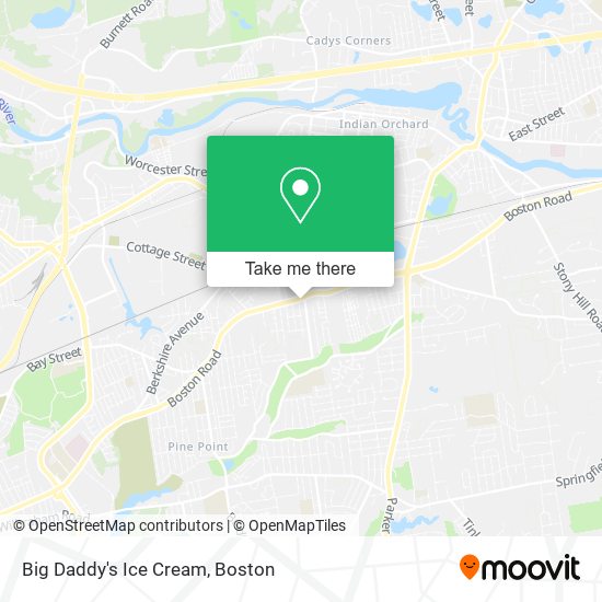 Big Daddy's Ice Cream map