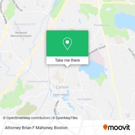 Attorney Brian F Mahoney map