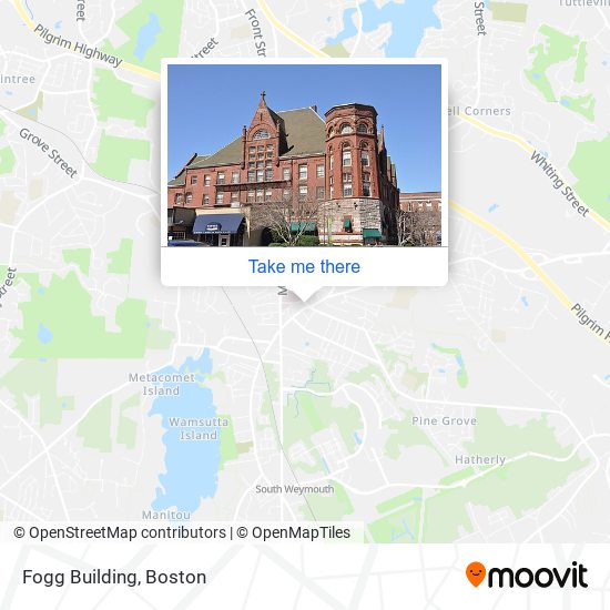 Fogg Building map