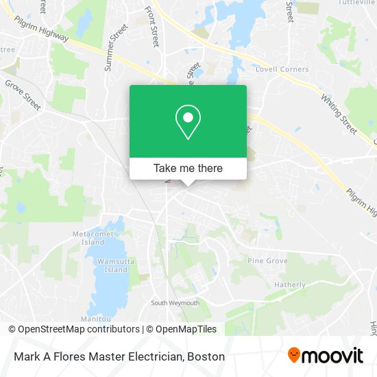 Mark A Flores Master Electrician map