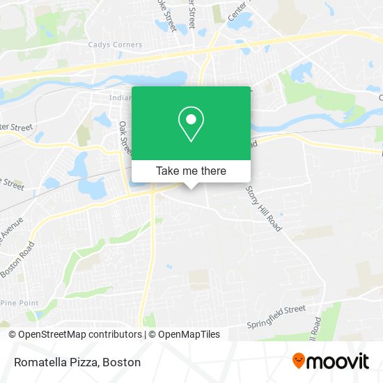 Romatella Pizza map