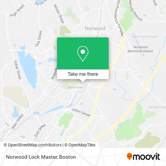 Mapa de Norwood Lock Master