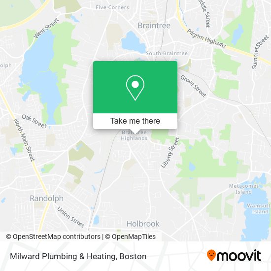 Milward Plumbing & Heating map