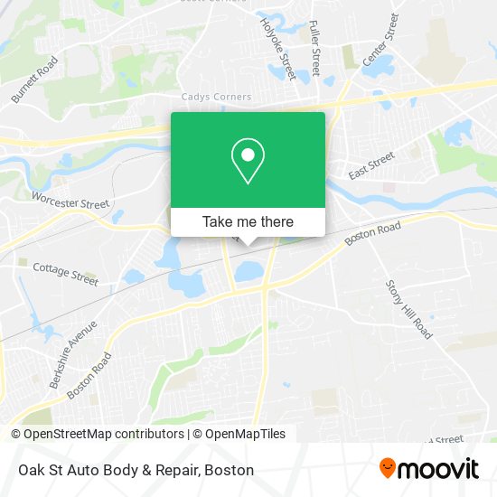 Oak St Auto Body & Repair map