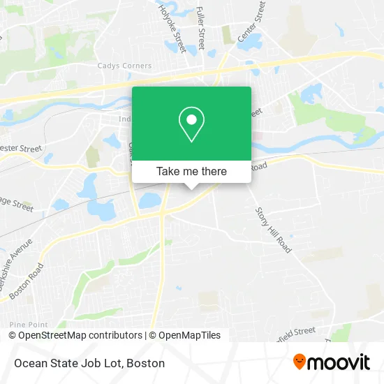 Ocean State Job Lot map
