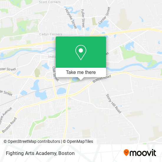 Fighting Arts Academy map