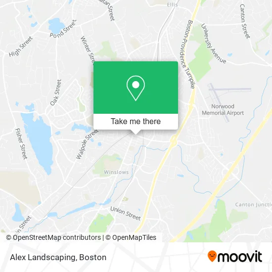 Alex Landscaping map