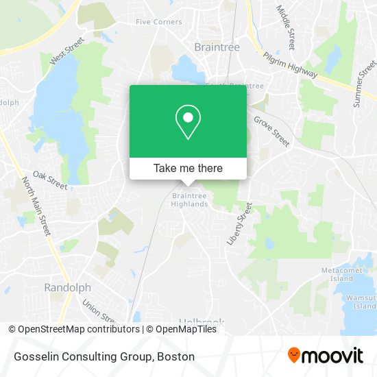 Gosselin Consulting Group map