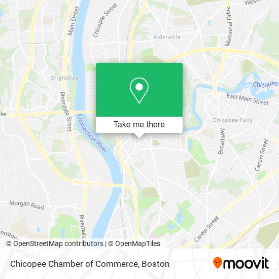 Chicopee Chamber of Commerce map