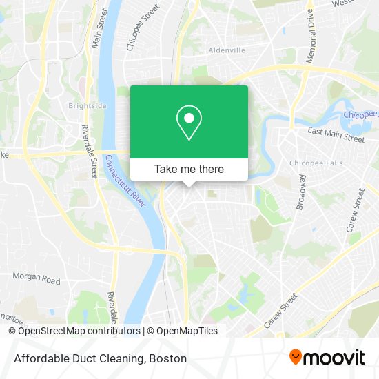 Affordable Duct Cleaning map