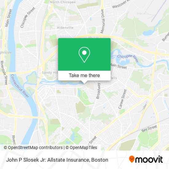 Mapa de John P Slosek Jr: Allstate Insurance