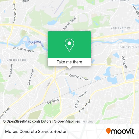 Morais Concrete Service map
