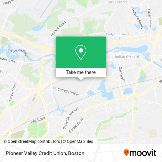 Mapa de Pioneer Valley Credit Union