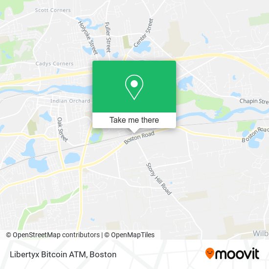 Mapa de Libertyx Bitcoin ATM