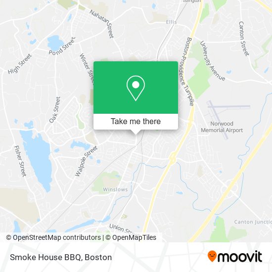 Smoke House BBQ map