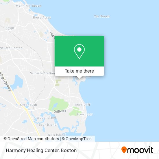 Harmony Healing Center map