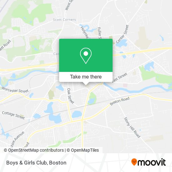 Boys & Girls Club map