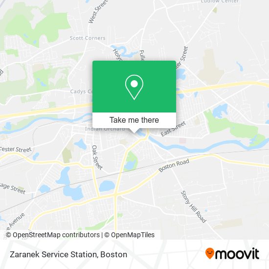 Zaranek Service Station map