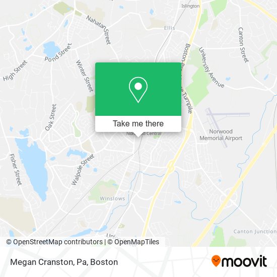 Mapa de Megan Cranston, Pa