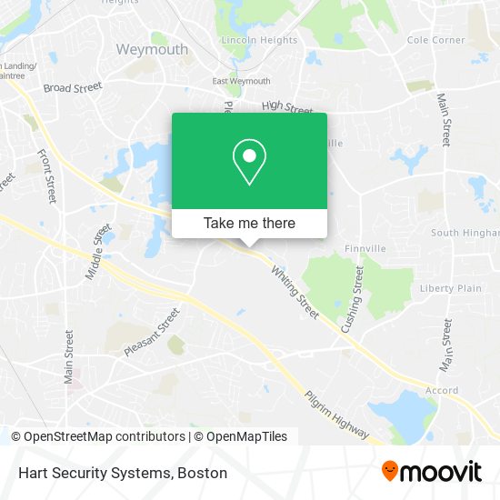 Hart Security Systems map