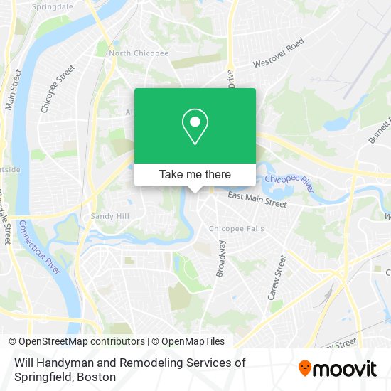 Mapa de Will Handyman and Remodeling Services of Springfield